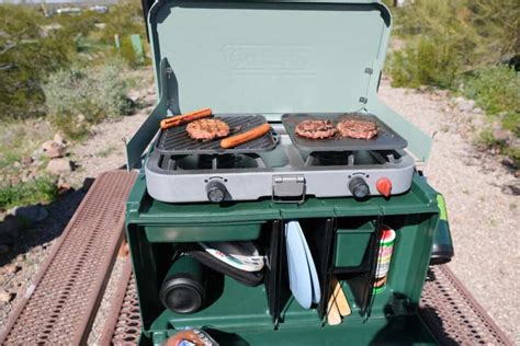 camp fire box 2 x 4 with steel top|camp cooking fire box.